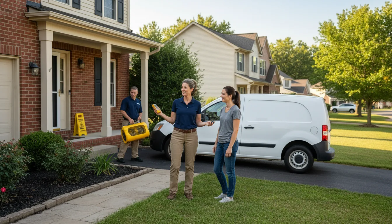 Water restoration image for Water Damage & Restoration Services in Baldwin, IA